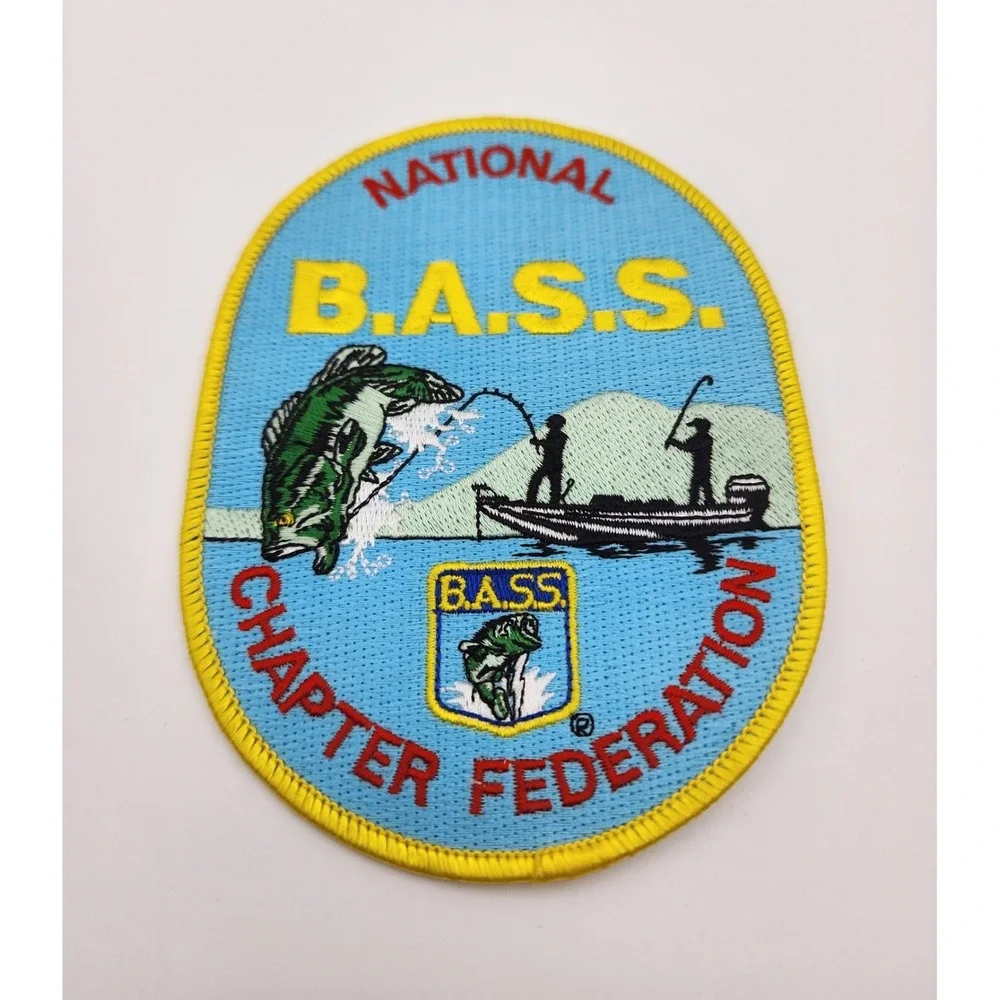 NOS Fishing B.A.S.S. NATIONAL‎ CHAPTER FEDERATION Patch